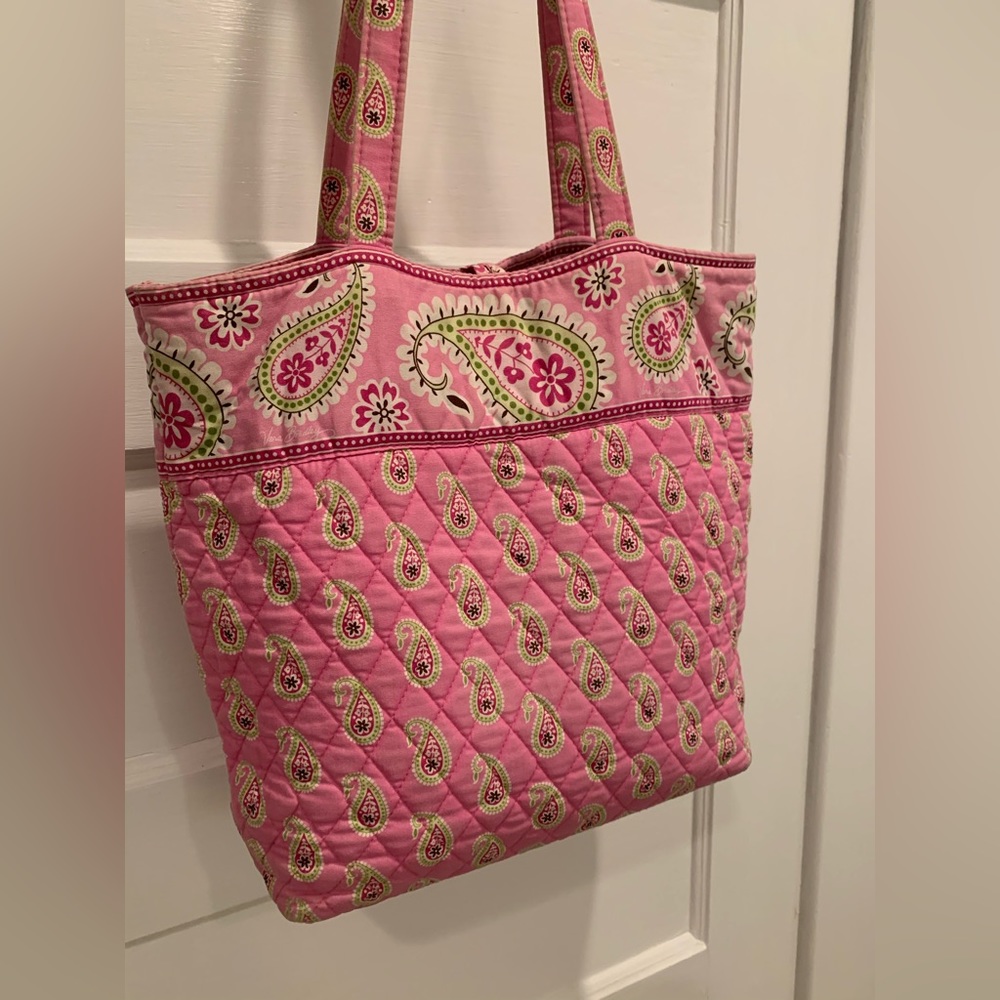 Vera Bradley Pink Paisley Tote Bag